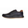 Oferta pantofi barbati sport casual din piele naturala Negru SIR119N